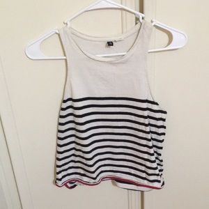 Stripped crop top